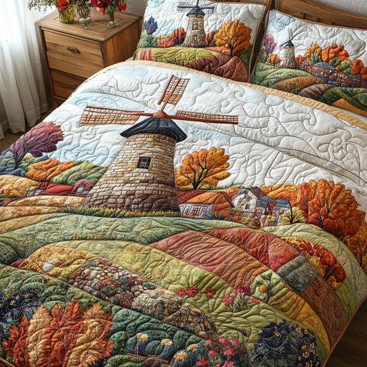 Windmill Field DAI150125282 Quilt Bedding Set