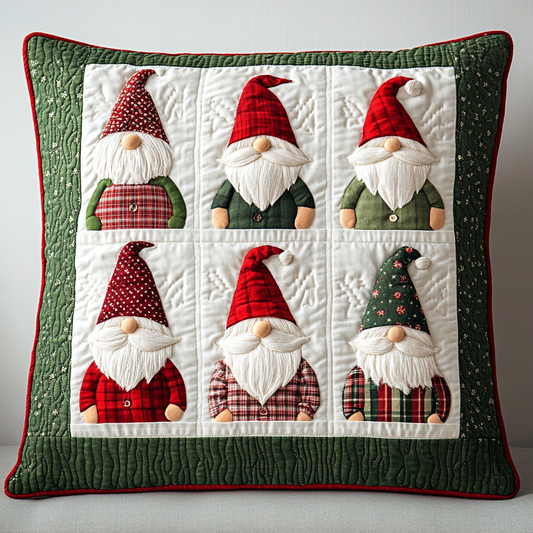 Christmas Gnome DAI230924196 Quilted Pillow Case