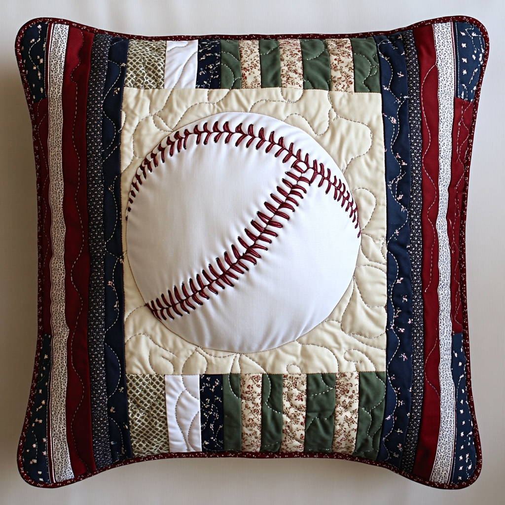 Baseball DAI26102401 Quilted Pillow Case