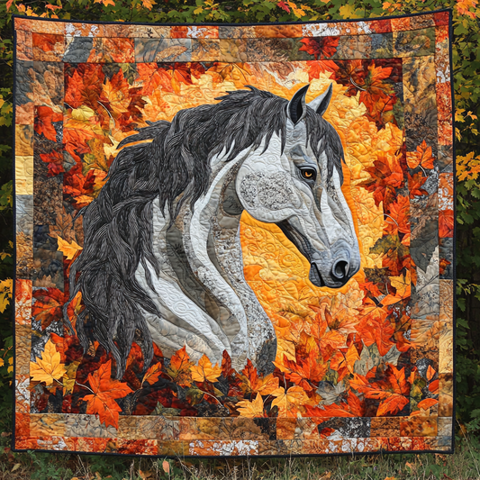Autumn Horse DAI200125174 Quilt Blanket