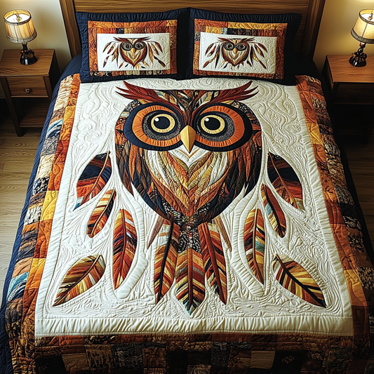 Native American Owl DAI171224206 Quilt Bedding Set