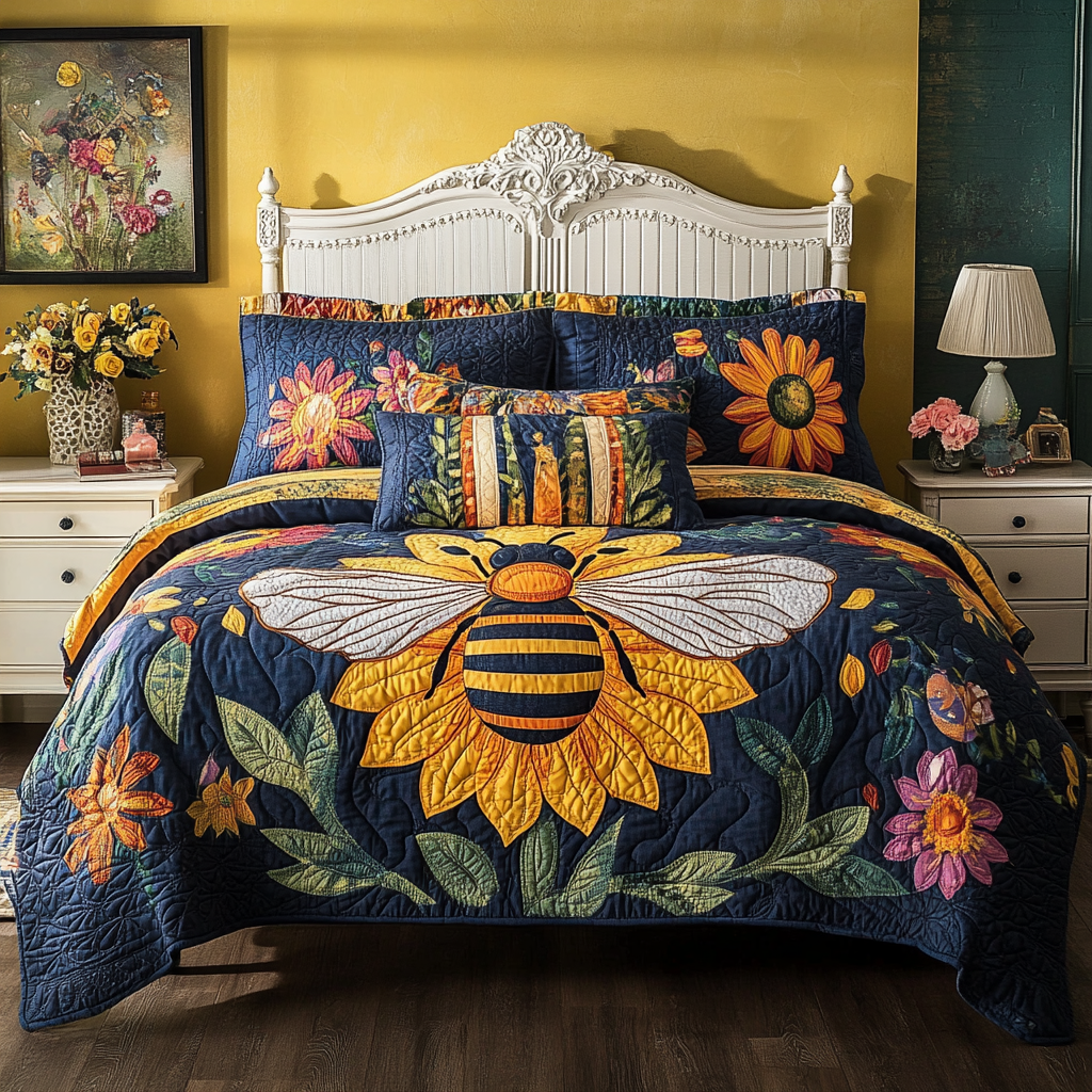 Bee TAI111124003 Quilt Bedding Set