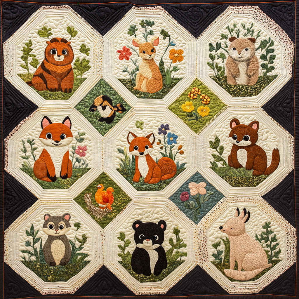 Woodland Whimsy DAI190824168 Quilt Blanket