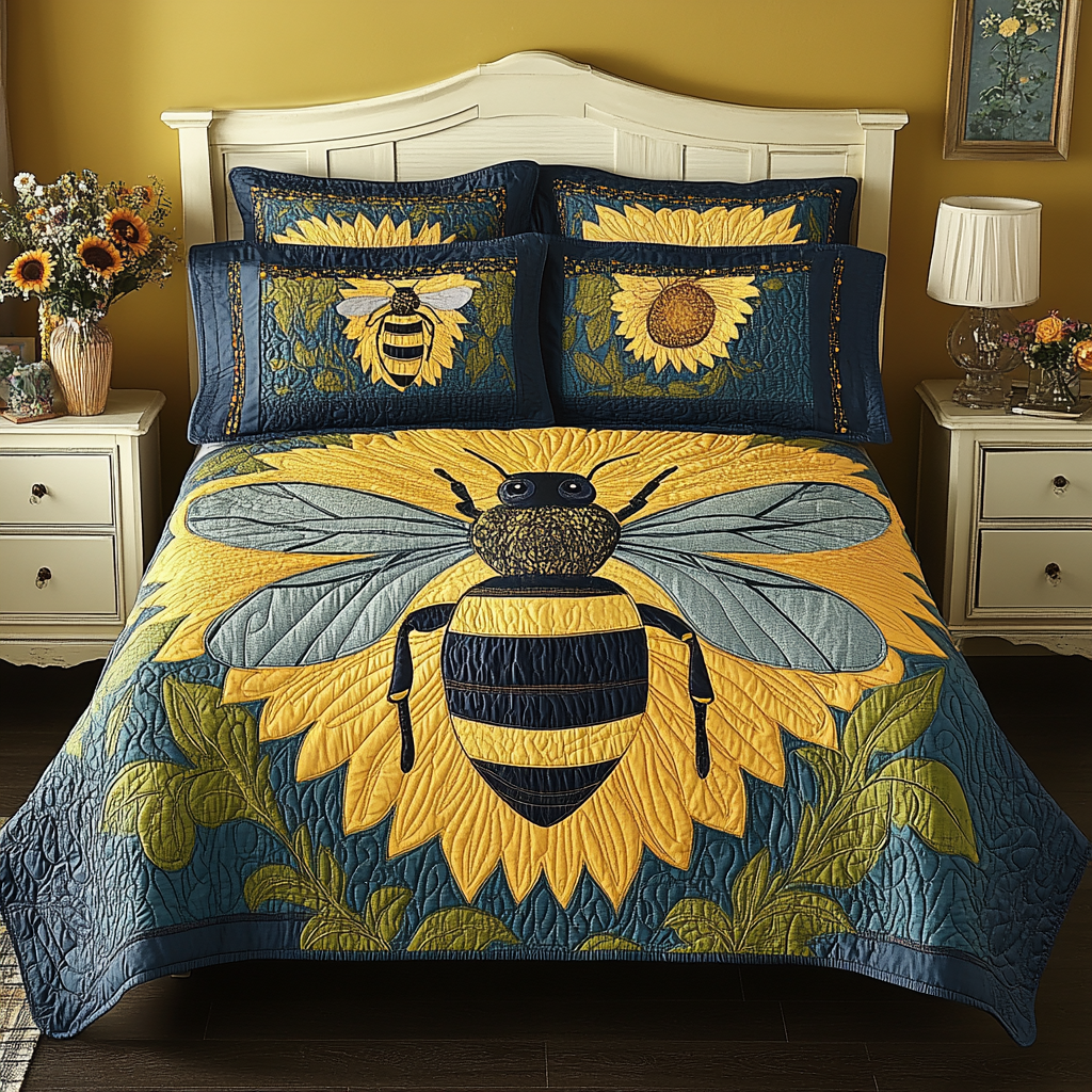 Bee TAI111124005 Quilt Bedding Set