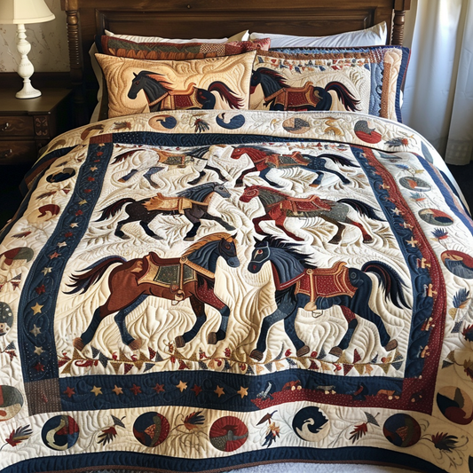 Horse TAI040624048 Quilt Bedding Set