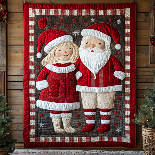 Mr And Mrs Claus DAI111124530 Quilt Blanket