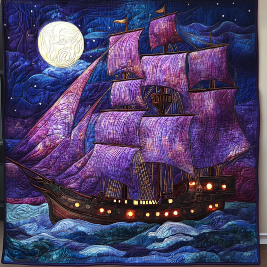 Pirate Ship DAI150125008 Quilt Blanket