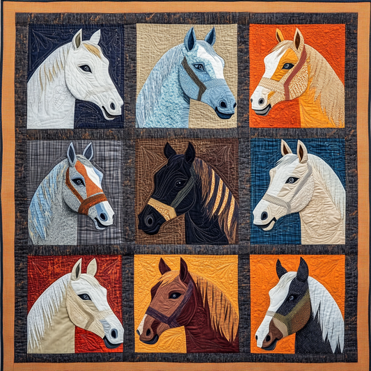 Horse DAI070824084 Quilt Blanket