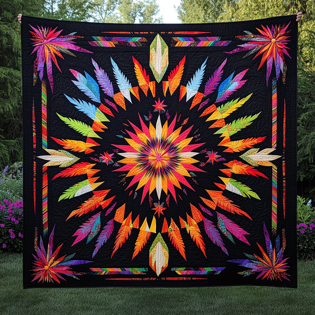 Native American TAI091024158 Quilt Blanket