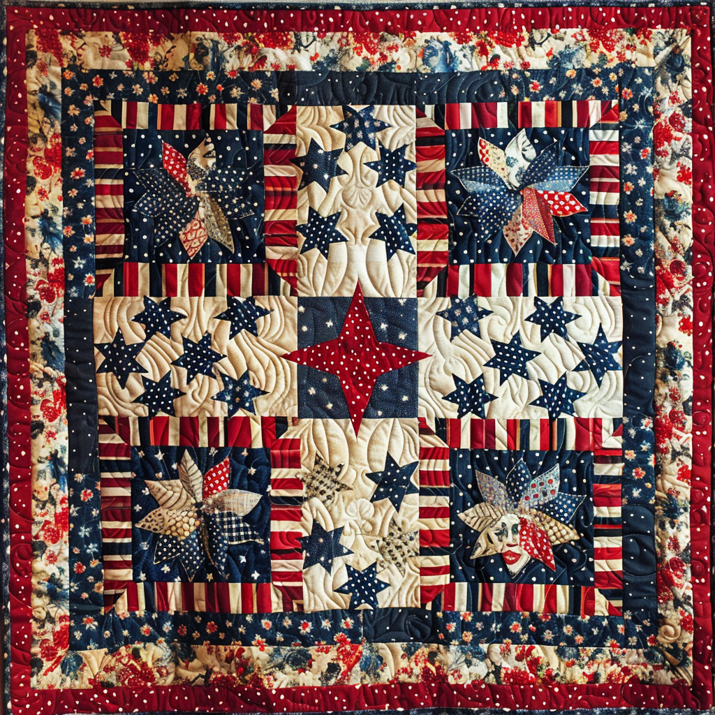 Patriotic TAI100724014 Quilt Blanket