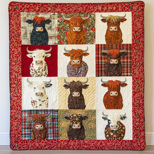 Highland Cow DAI281124045 Quilt Blanket