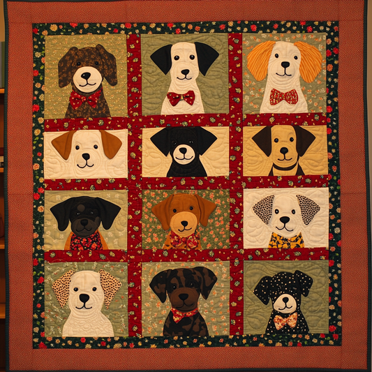 Dogs TAI151024400 Quilt Blanket