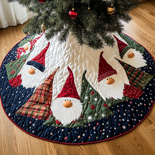 Christmas Gnome TAI021024070 Quilted Tree Skirt