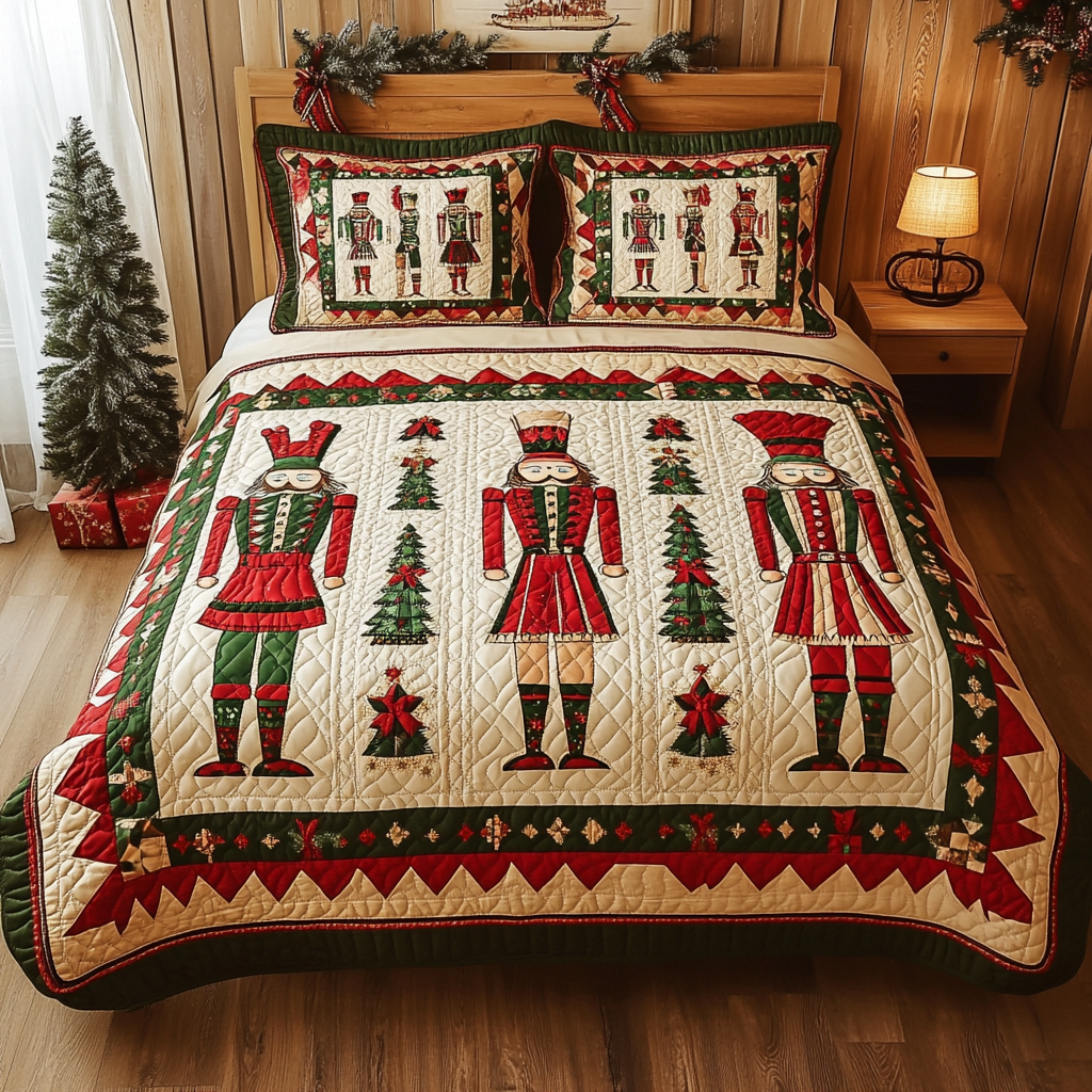 Nutcracker DAI190824250 Quilt Bedding Set