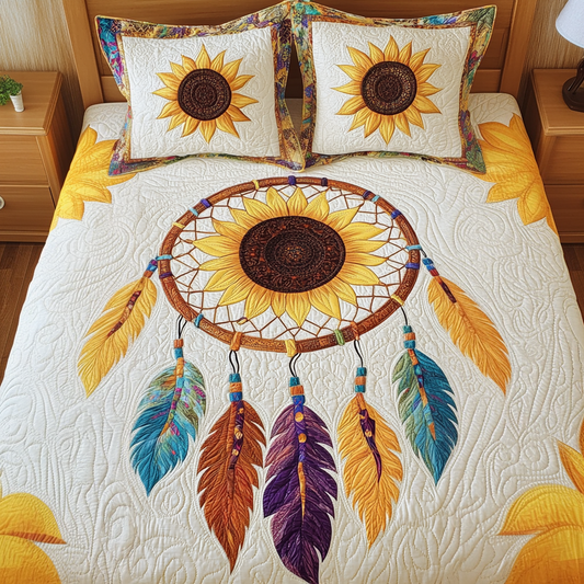 Sunflower Dreamcatcher DAI040924041 Quilt Bedding Set