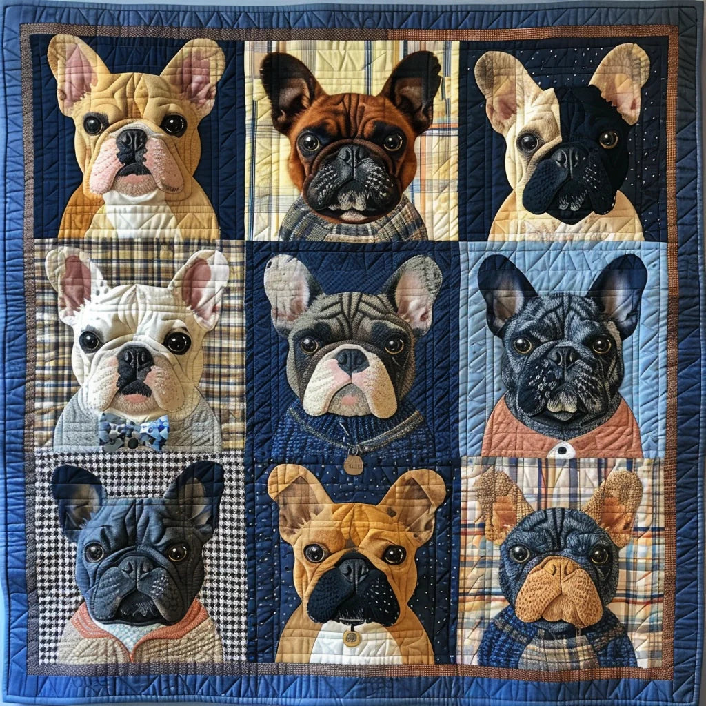 French Bulldog TAI240424071 Quilt Blanket