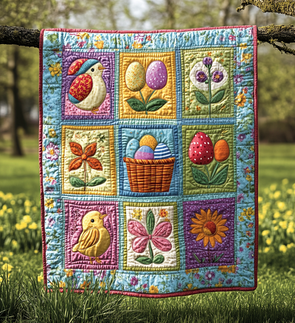 Easter DAI150125098 Quilt Blanket
