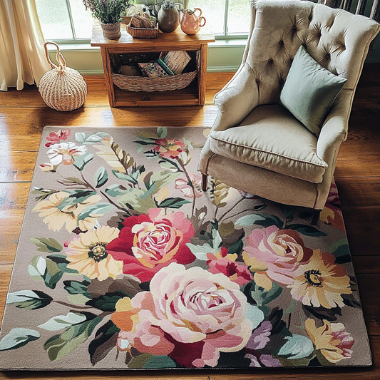 Rose Flower TAI141124496 Rug