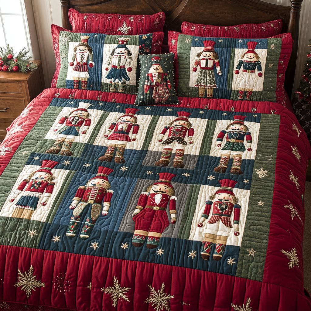 Nutcracker DAI190824268 Quilt Bedding Set