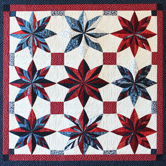 Patriotic Star DAI040225037 Quilt Blanket