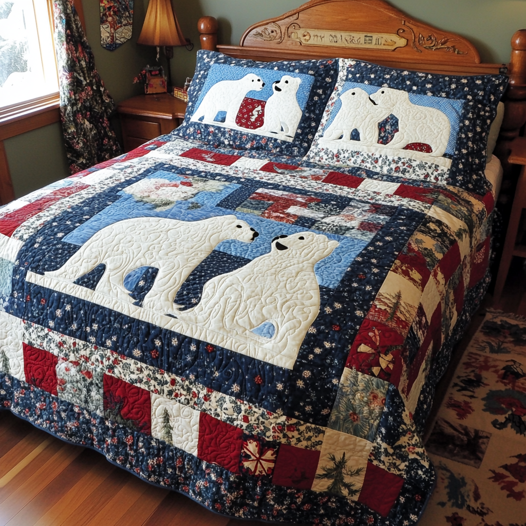 Polar Bear TAI080824044 Quilt Bedding Set