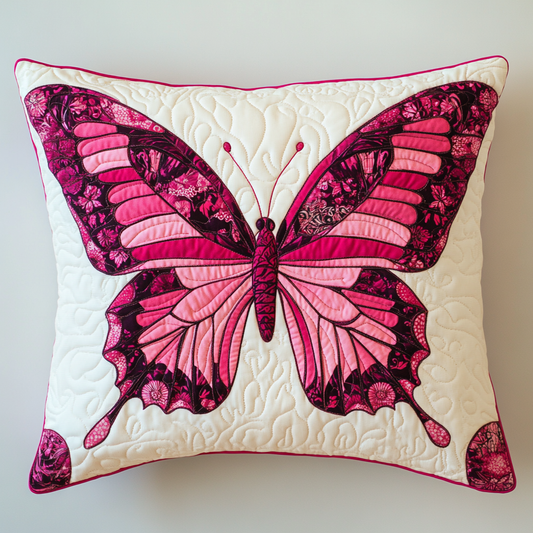 Butterfly TAI130824123 Quilted Pillow Case