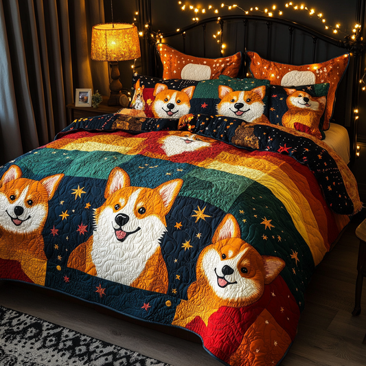 Corgi TAI181024378 Quilt Bedding Set