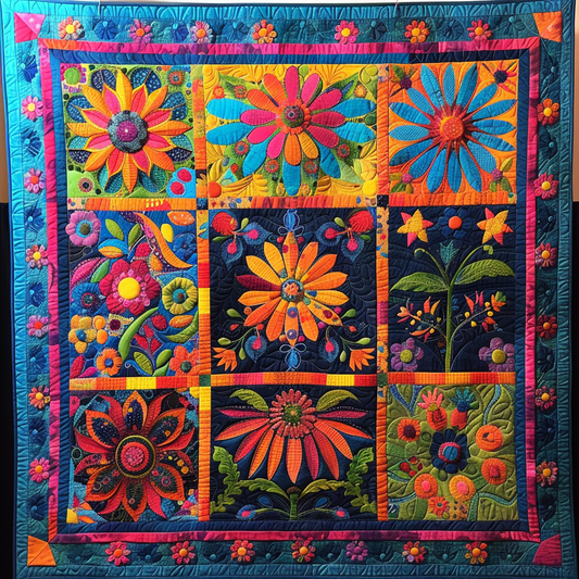 Flower TAI040724021 Quilt Blanket