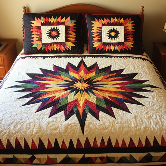 Native American Star DAI171224211 Quilt Bedding Set