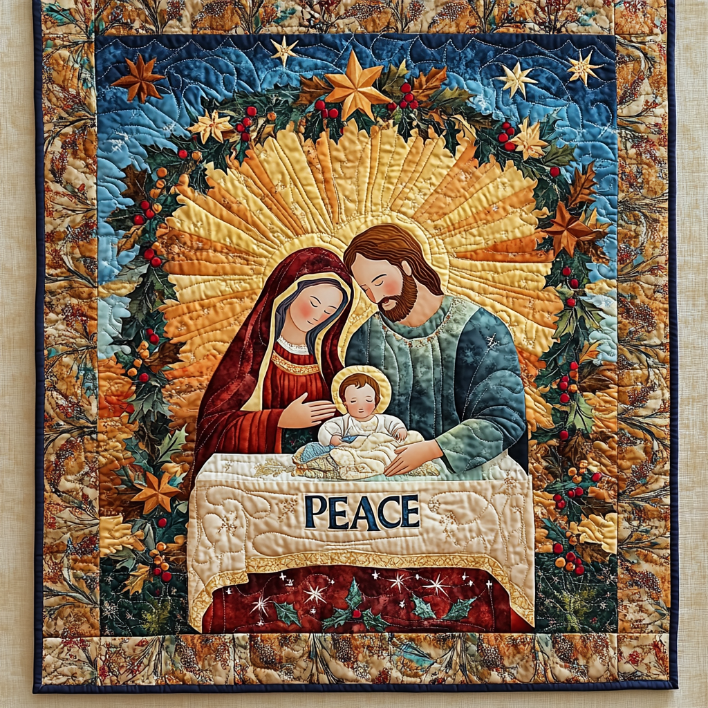 Nativity Scene TAI041024405 Quilt Blanket