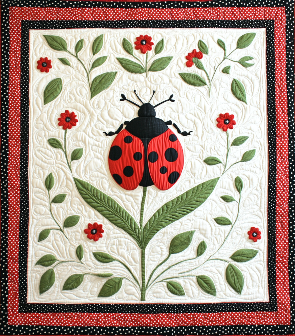 Ladybug DAI221024164 Quilt Blanket – Alpha Quilt