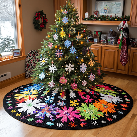 Christmas Snowflake TAI021024180 Quilted Tree Skirt