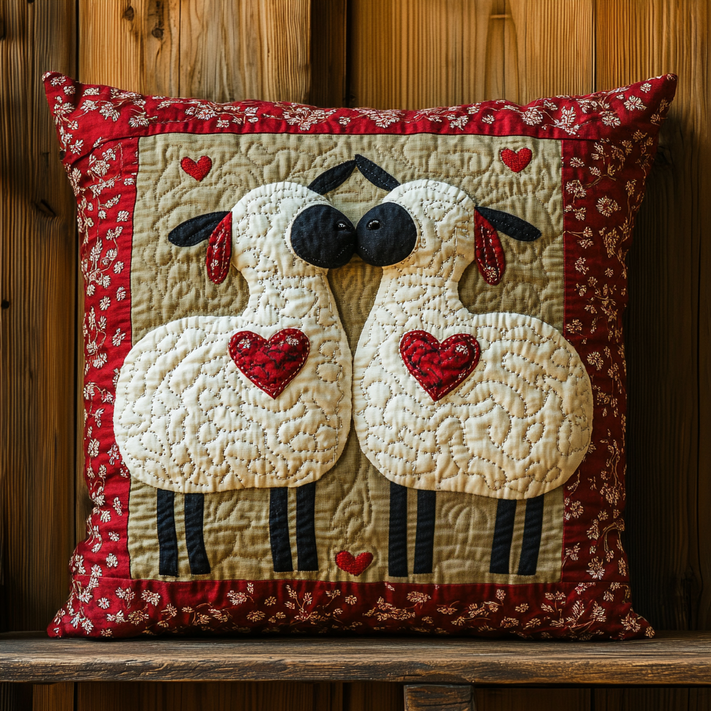 Sheep DAI230924094 Quilted Pillow Case