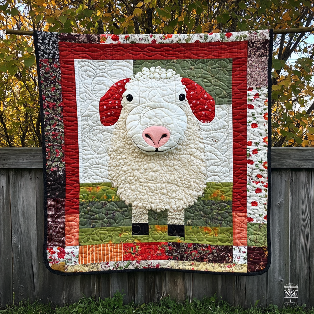 Sheep DAI010824099 Quilt Blanket