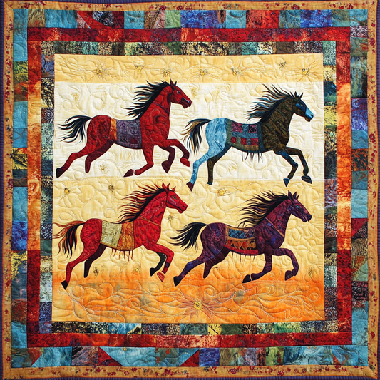 Horse DAI080824021 Quilt Blanket