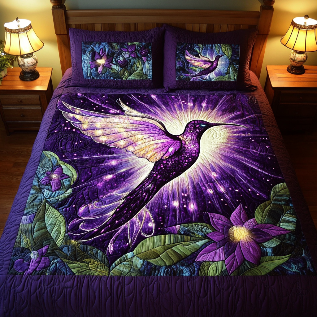 Hummingbird TAI181024273 Quilt Bedding Set