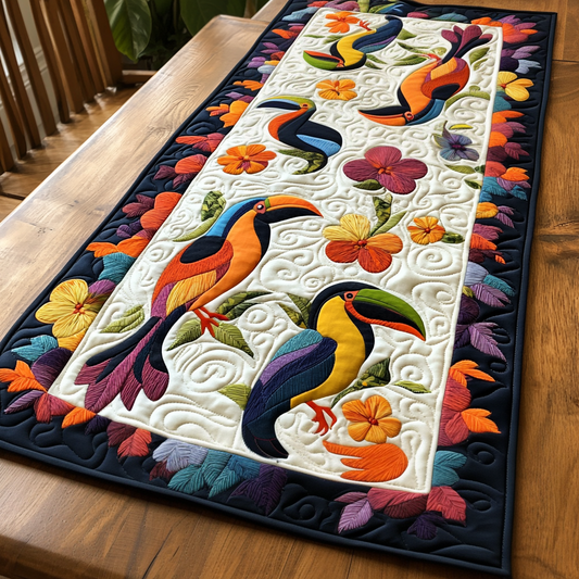 Toucan DAI190225250 Quilted Table Runner