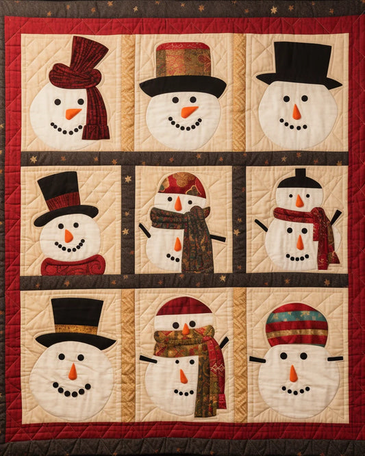 Snowman BL10112307 Quilt Blanket