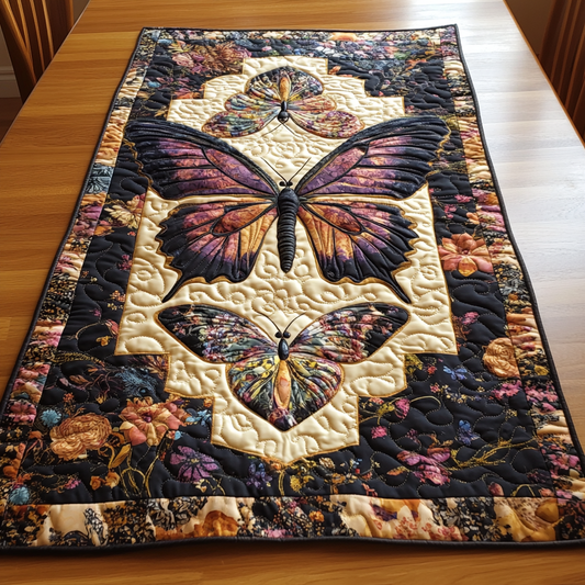 Butterfly TAI040924333 Quilted Table Runner