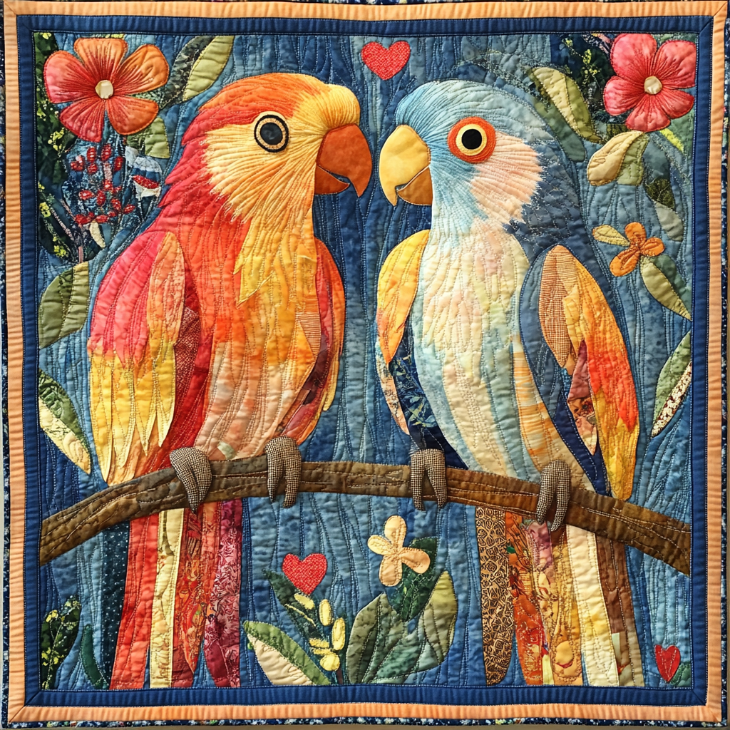 Parrot DAI221024276 Quilt Blanket