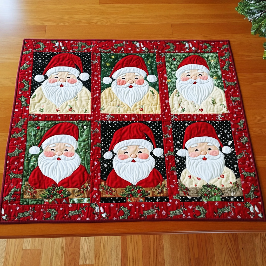 Christmas Santa TAI040924424 Quilted Placemats