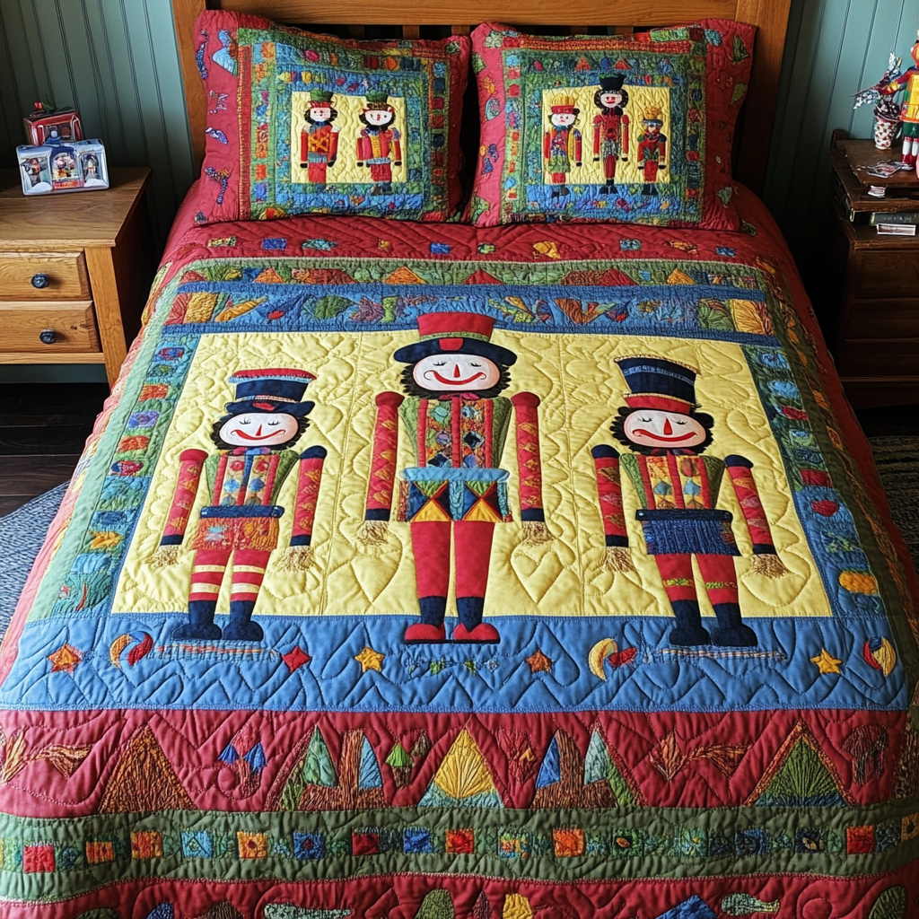 Nutcracker DAI190824263 Quilt Bedding Set