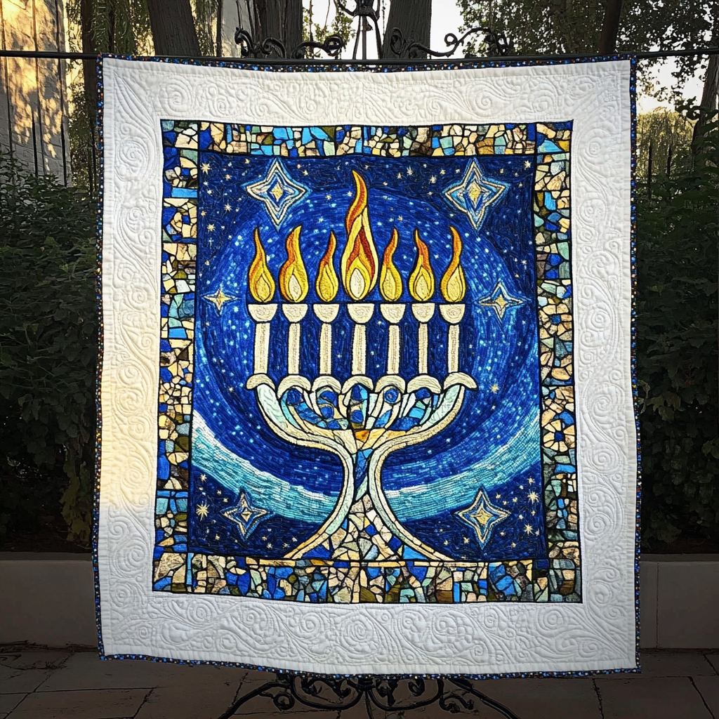 Jewish Hanukkah TAI091024143 Quilt Blanket