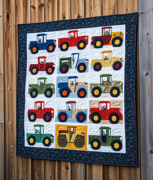 Farm Tractor DAI221024189 Quilt Blanket