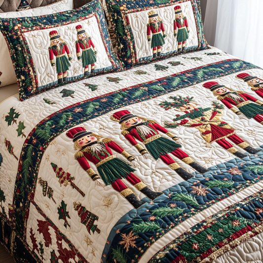 Christmas Nutcracker TAI141124067 Quilt Bedding Set