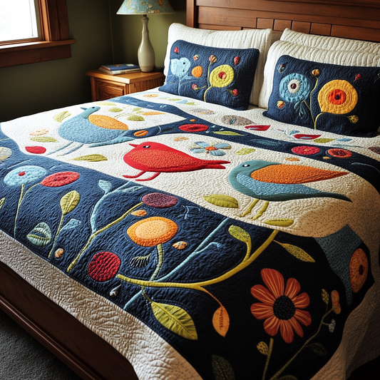 Birds TAI251124137 Quilt Bedding Set