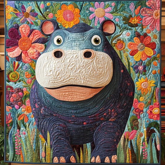 Hippo DAI200125225 Quilt Blanket