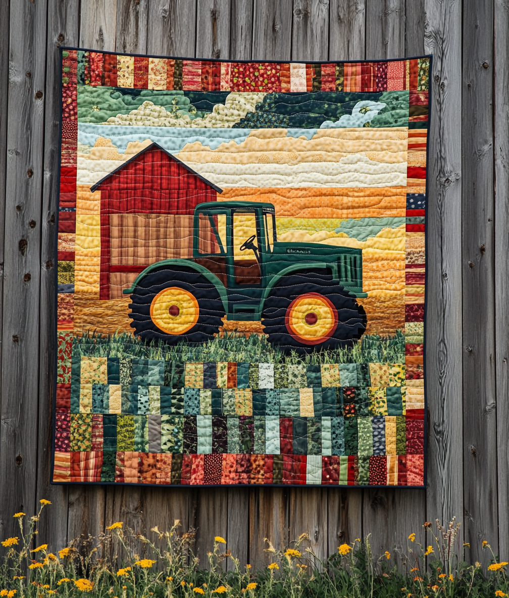 Farm Tractor DAI221024191 Quilt Blanket