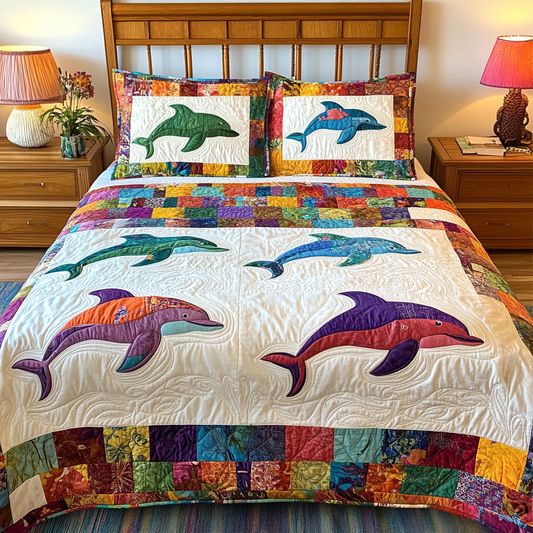 Dolphin DAI190225134 Quilt Bedding Set