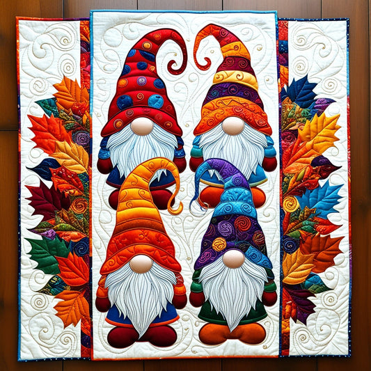 Autumn Gnome NTA041124584 Quilted Placemats